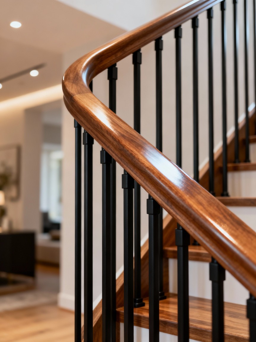 扶手与立杆构件