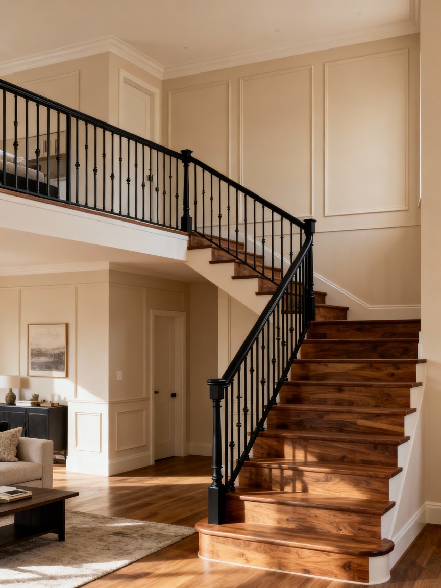 L 型转角楼梯示意图