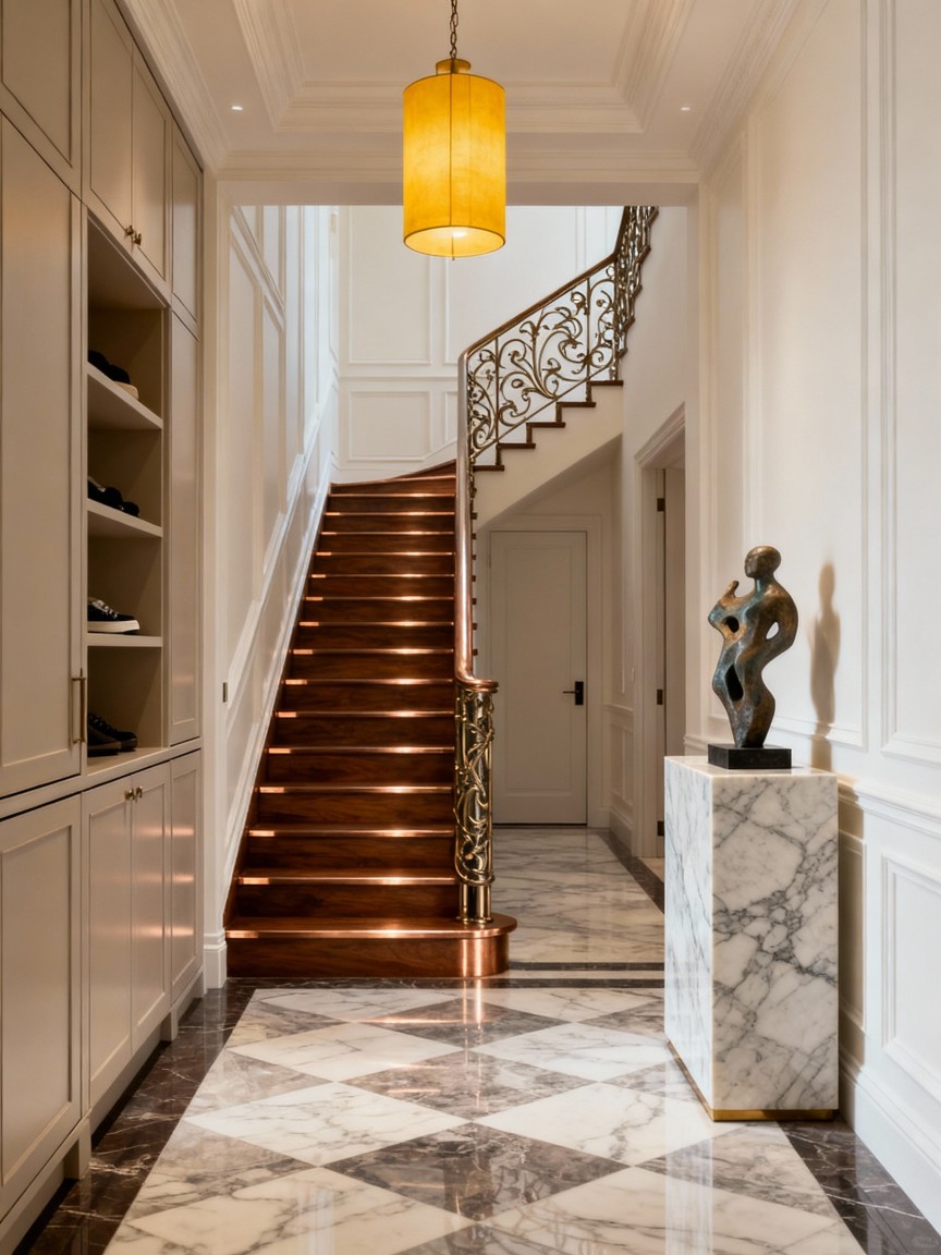 玄关与楼梯组合空间