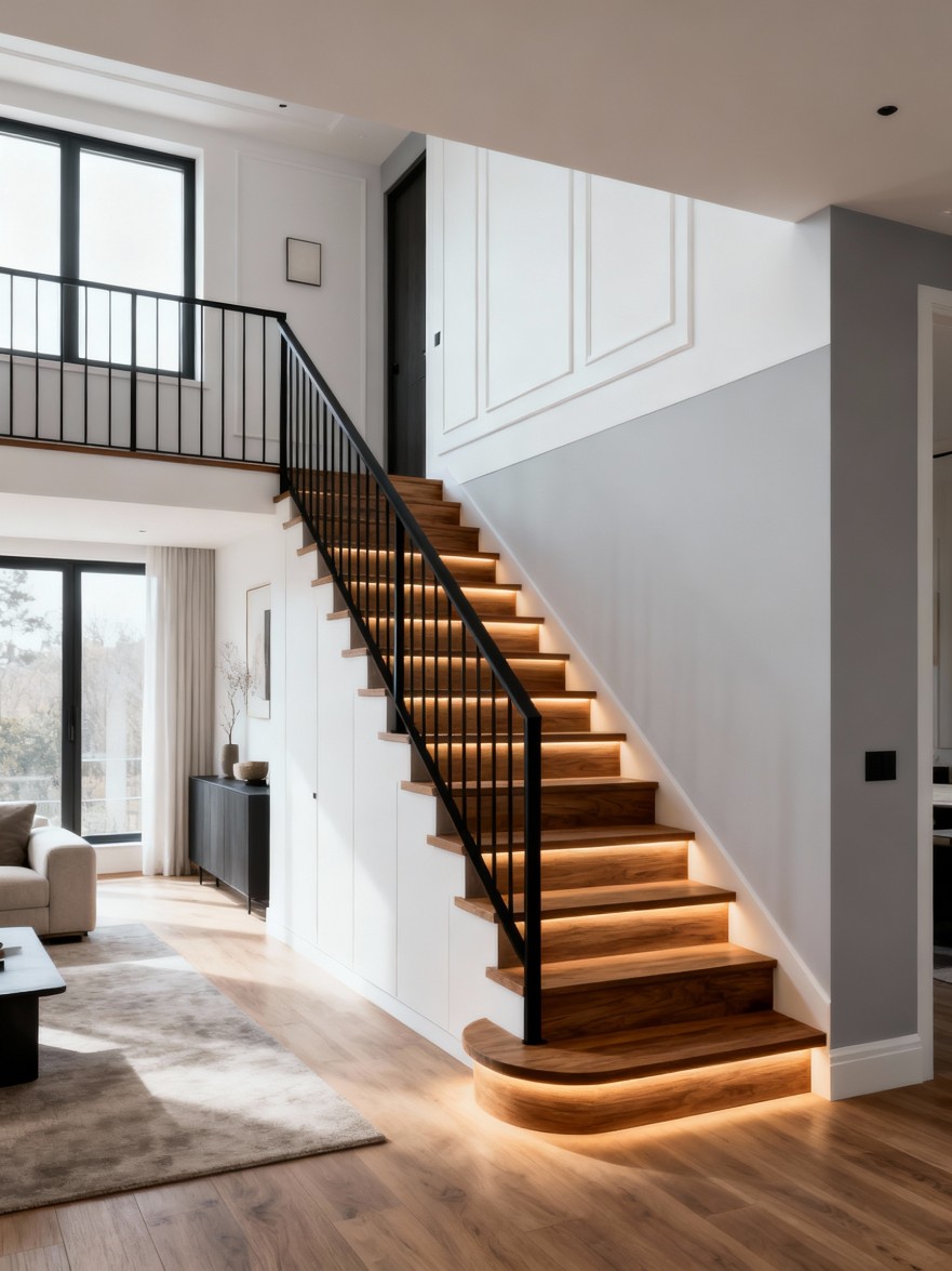 现代风格楼梯效果图